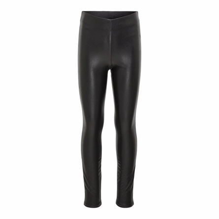 ONLY KIDS Faux Læder Leggings Vigga Black