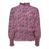 ONLY Smock Bluse Dora Black Flower
