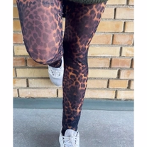 ONLY Mesh Tights Black Leopard