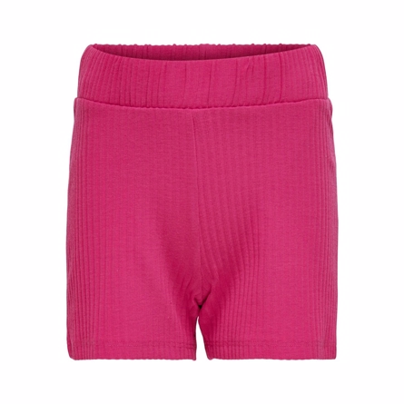 ONLY KIDS Rib Shorts Nella Beetroot