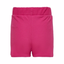 ONLY KIDS Rib Shorts Nella Beetroot