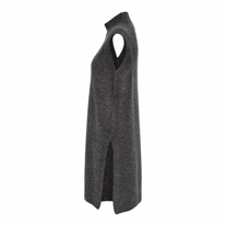 ONLY Lang Strik Vest Madeline Dark Grey