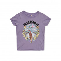 ONLY KIDS Kortærmet T-shirt Lucy Chalk Violet