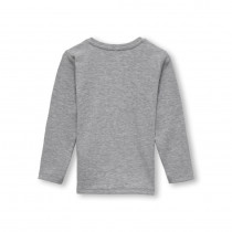 ONLY KIDS Langærmet Bluse Clean Light Grey Melange