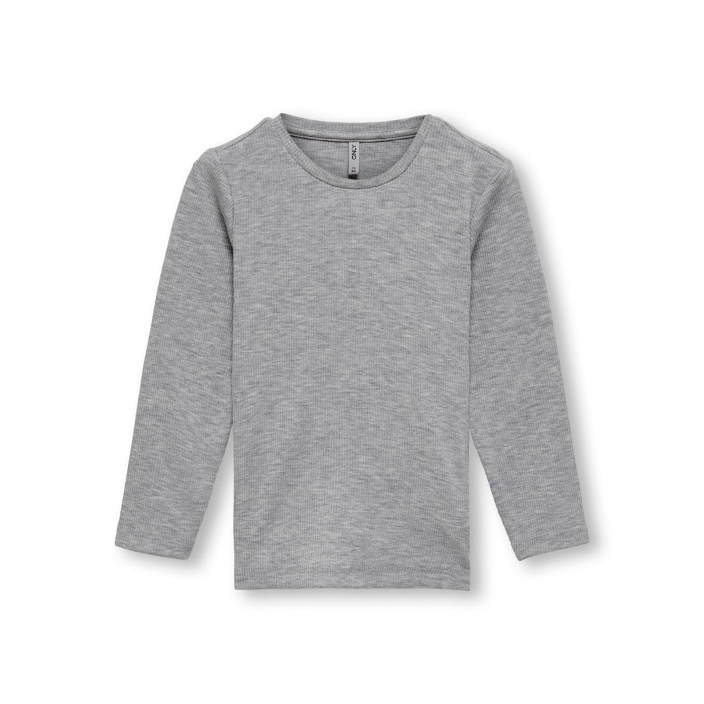 Billede af ONLY KIDS Langærmet Bluse Clean Light Grey Melange