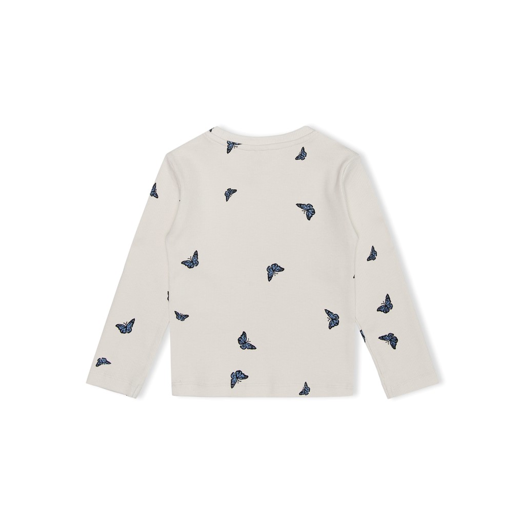 ONLY KIDS Langærmet Bluse Fenja Birch Butterfly