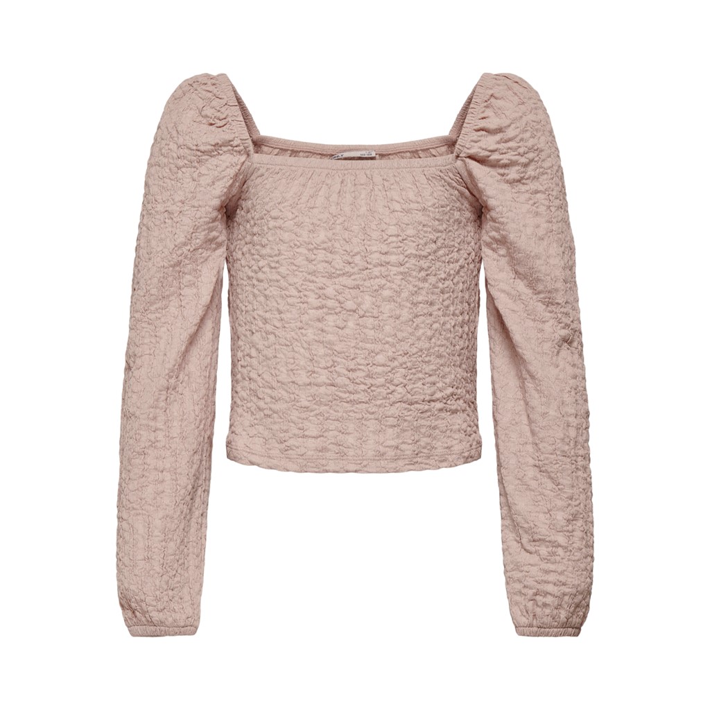 ONLY KIDS Langærmet Struktur Bluse Mai Rose Smoke