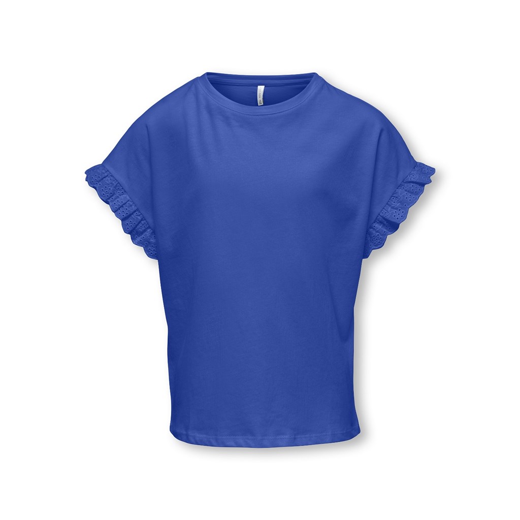 4: ONLY Kids T-Shirt Iris Dazzling Blue