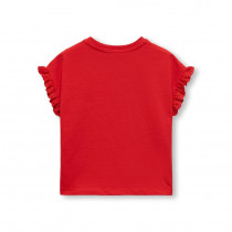 ONLY Kids T-Shirt Iris Flame Scarlet