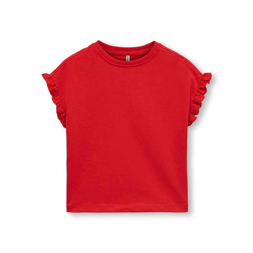 9: ONLY Kids T-Shirt Iris Flame Scarlet