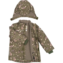 MIKK-LINE Vinterjakke Burnt Olive