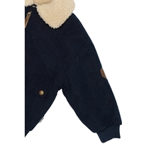 MIKK-LINE Twill Parka Vinterjakke Blue Nights