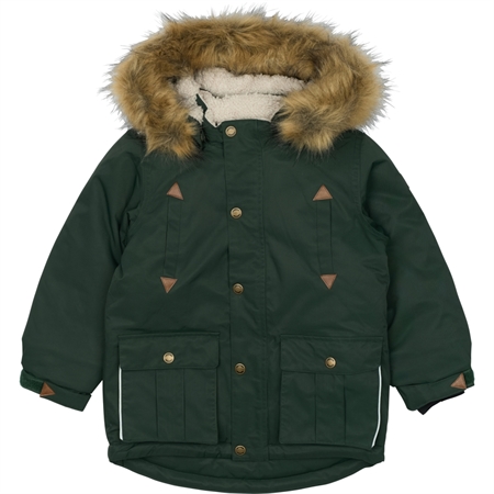MIKK-LINE Parka Vinterjakke Darkest Sprouce