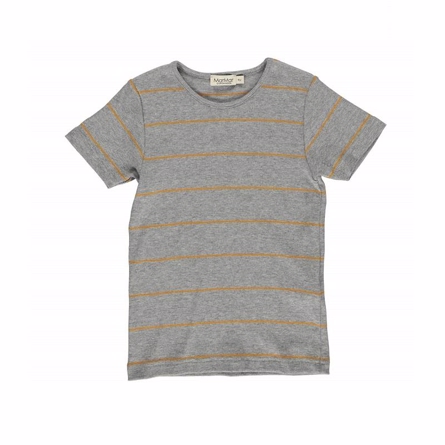 MARMAR Modal Kortærmet Tee Turmeric Stripe