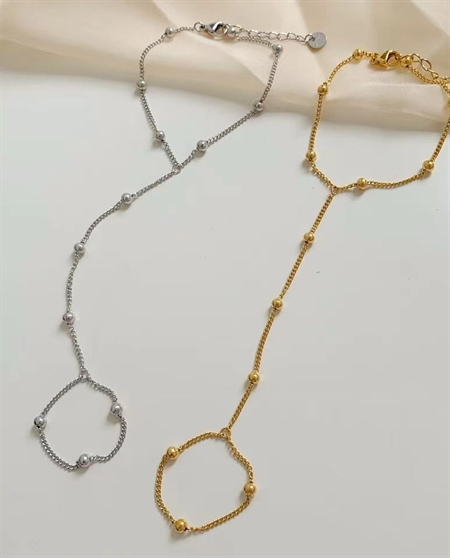 ELINE L'ATELIER Vandfast Håndkæde Sølv