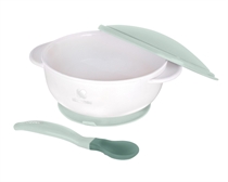 KIKKABOO Skål Med Sugekop Grøn