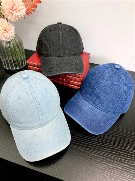 ELINE L'ATELIER Kasket Lys Denim