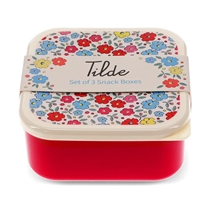 REX LONDON 3-Pak Snack Madkasser Blomster