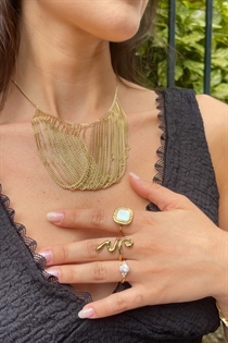 ELINE L\'ATELIER Snake Ring Guld