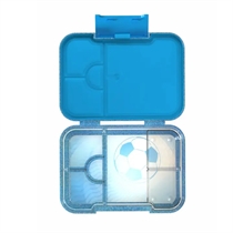 MUM MADE YUM Bento Madkasse Medium Glitrende Blå Fodbold