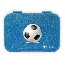 MUM MADE YUM Bento Madkasse Medium Glitrende Blå Fodbold