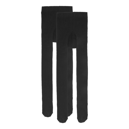BIRKHOLM 2-Pak Strømpebukser Sort