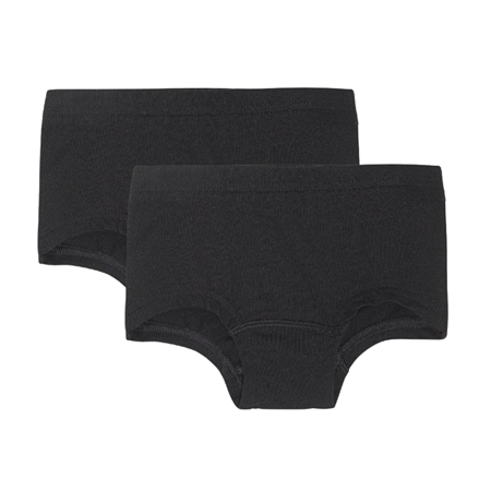 Birkholm 2-Pak Tights Pige Midnat Sort 86-104