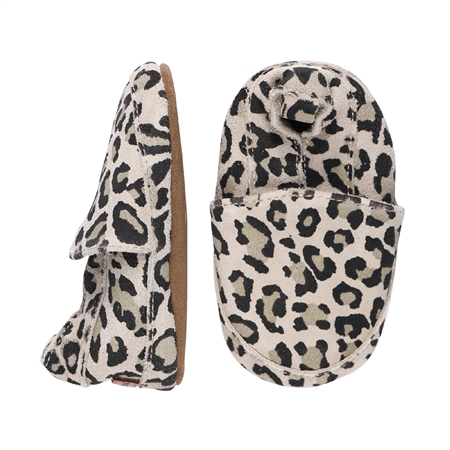 Billede af MELTON Læder Futter Beige Melange Leopard