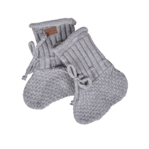 MELTON Lammeulds Strik Futter Light Grey