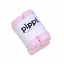 PIPPI 4-Pak Vaskeklude Rosa
