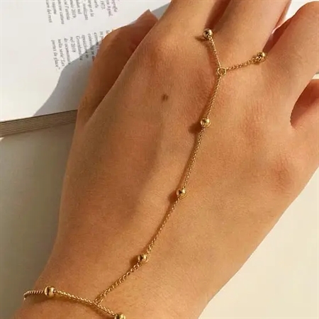 ELINE L\'ATELIER Vandfast Håndkæde Forgyldt