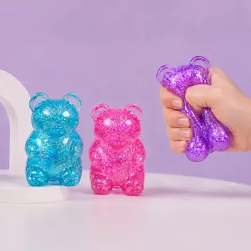 SQUISHY Glitter Gummy Bear