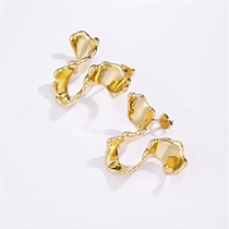 ELINE L\'ATELIER Store Øreringe Guld