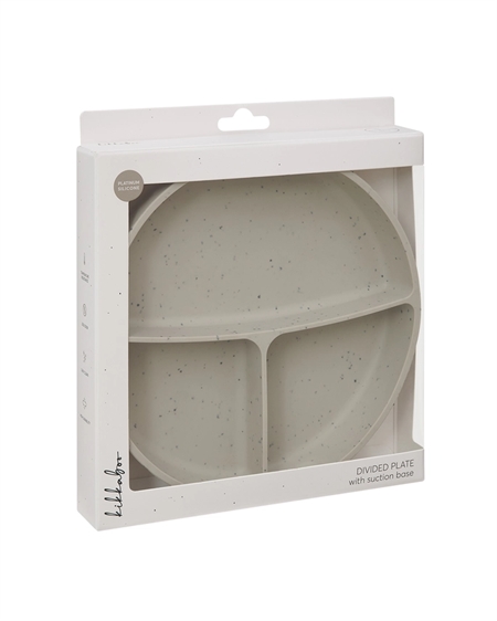 KIKKABOO Tallerken Med 3 Rum Sand