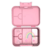 MUM MADE YUM Bento Madkasse Medium Glitrende Pink