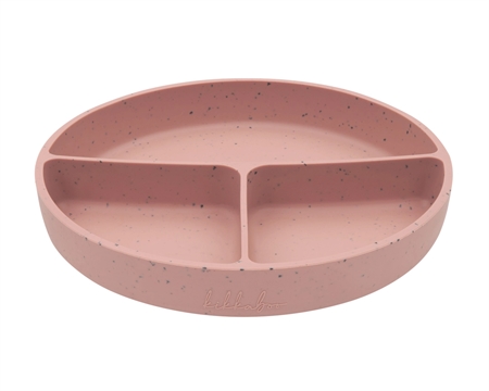 KIKKABOO Tallerken Med 3 Rum Rosa