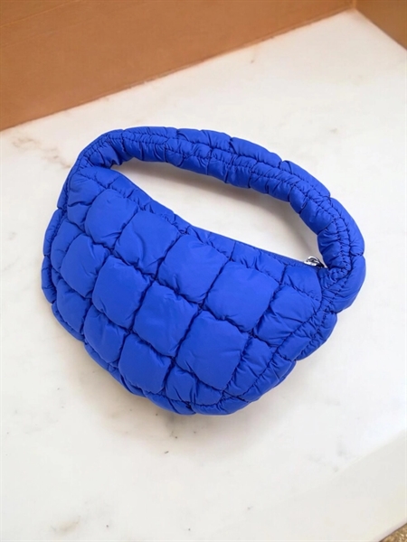 ELINE L\'ATELIER Quiltet Håndtaske Blue