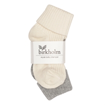 BIRKHOLM 4-Pak Baby Strømper Mix