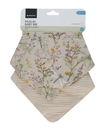 KIKKABOO 2-Pak Musselin Hagesmæk Garden Beige
