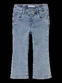 NAME IT Denim Bootcut Jeans Salli Light Blue Bleached