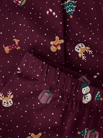NAME IT Jule Natsæt Vismas Burgundy