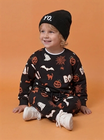 NAME IT Græskar Sweatshirt Ovar Black
