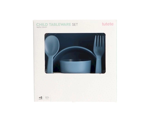 TUTETE Børneservice Sæt Blå