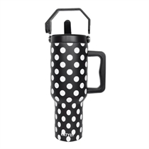 KATY DID Tumbler Black Dots