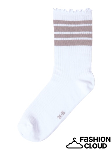 NAME IT Strømper Sille Bright White Keepsake Lilac