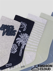 NAME IT 5-pak Strømper Vaks Light Grey