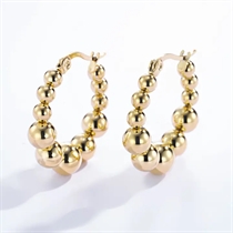 ELINE L\'ATELIER Kuglebøjleørering Guld