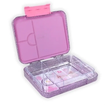 MUM MADE YUM Bento Madkasse Large Glitrende Lilla Ballerina