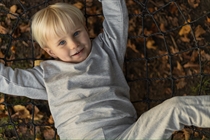 BIRKHOLM Sweatshirt Meleret Grå