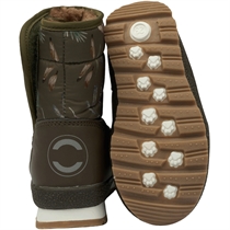 MIKK-LINE Vatterede Vinterstøvler Burn Olive